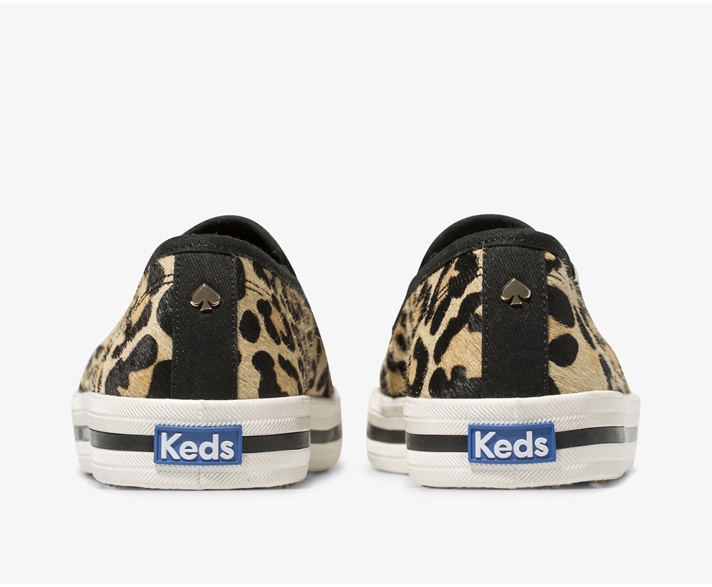 Keds Womens Slip Ons Leopard - Kate Spade new york Calf Hair Slip On - 873TNBDEI